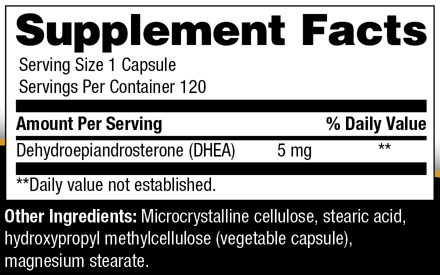 DHEA 5MG Micronized