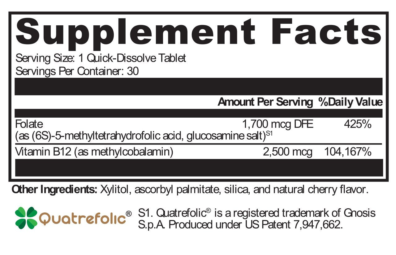 5-MTHF Plus B12 Cherry