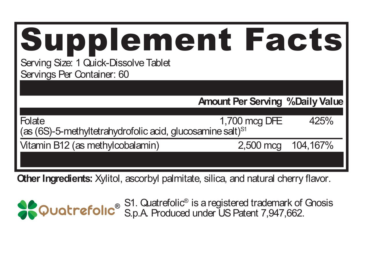 5-MTHF Plus B12 Cherry