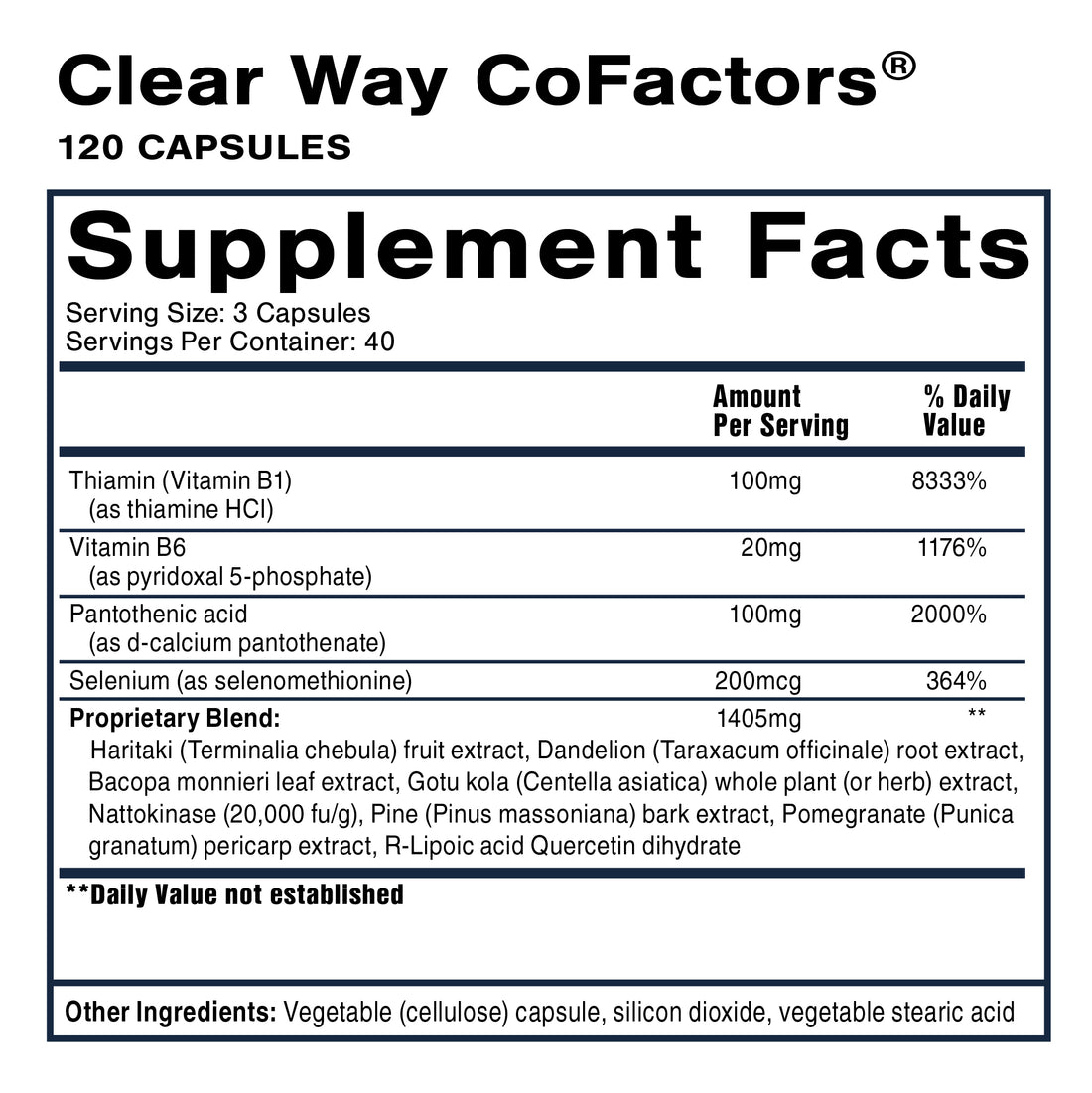 Clear Way Cofactors®