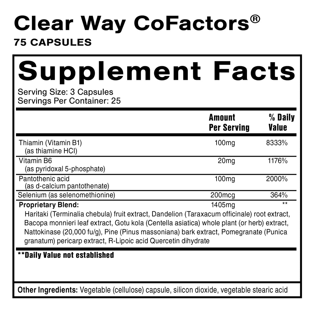 Clear Way Cofactors®
