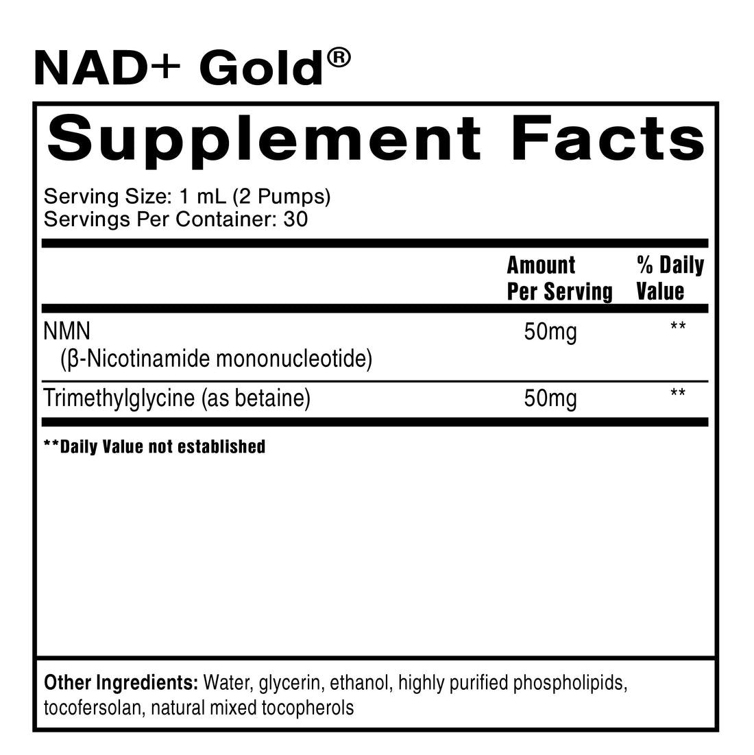 NAD+ Gold®