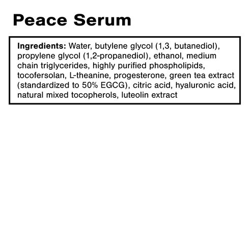Peace Progesterone Serum