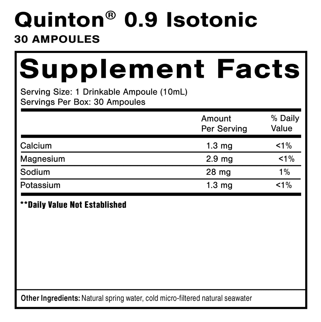 Quinton® Isotonic