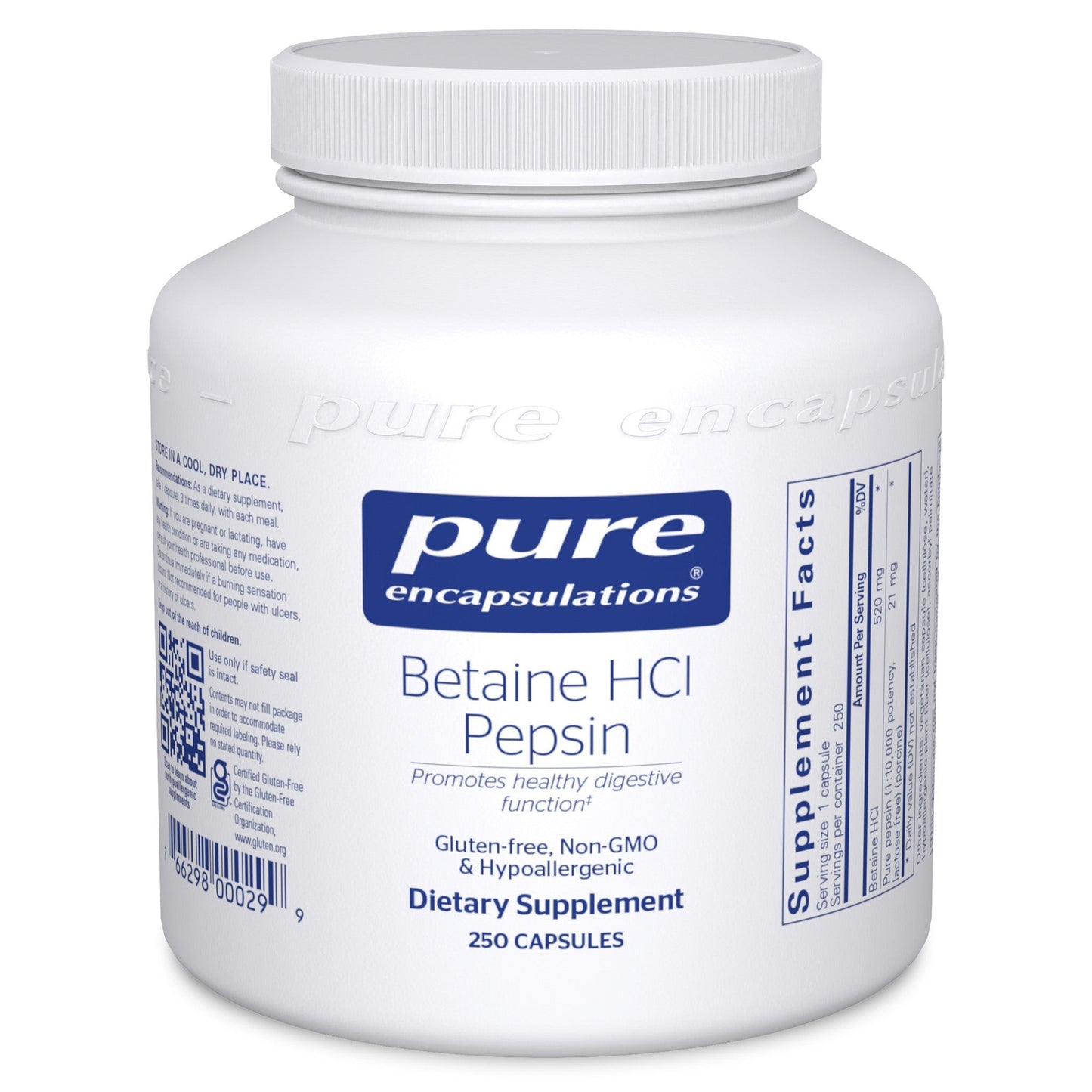 Betaine HCl Pepsin